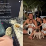 Ary Mirelle desabafa ao viajar sem os filhos para reencontrar João Gomes em Portugal