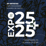 Zupi faz 25 anos e abre a Expo 25+25 com 50 artistas e shapes de skate, grátis, em São Paulo
